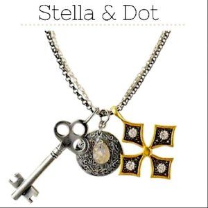 STELLA & Dot Liv Multi Chain Necklace